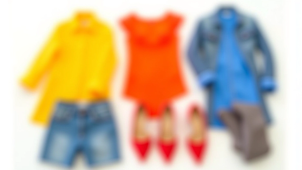 Triyadik renkler: sarı, kırmızı ve mavi tonlarında kombinler, canlı stil örneği